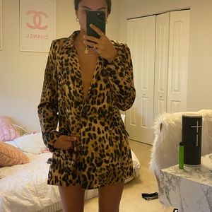 Cheetah blazer
